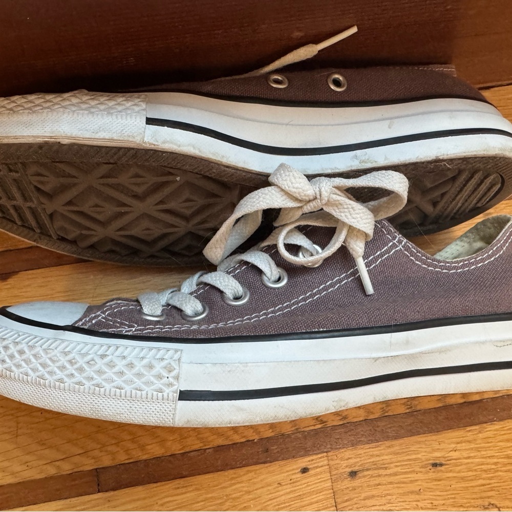 Converse Chuck Taylor All Star Double Tongue Low Top Lavender - Picture 6 of 8